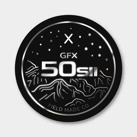Camera Indicator for Fujifilm GFX - Silver Foil