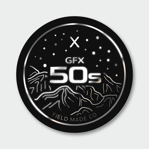 Camera Indicator for Fujifilm GFX - Silver Foil