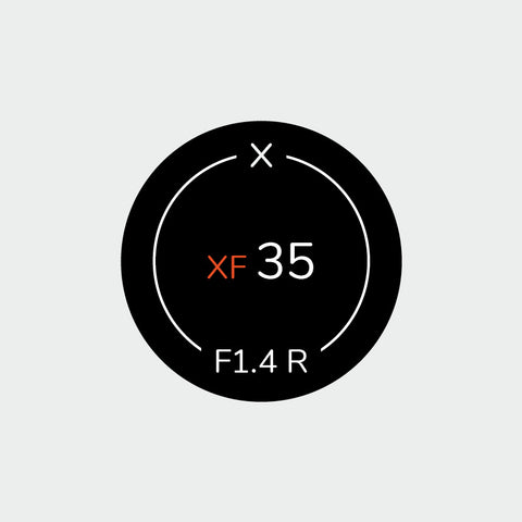 Pro Lens Indicator Sticker for Fujifilm XF - Single