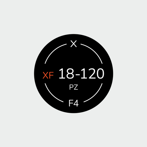 Pro Lens Indicator Sticker for Fujifilm XF - Single