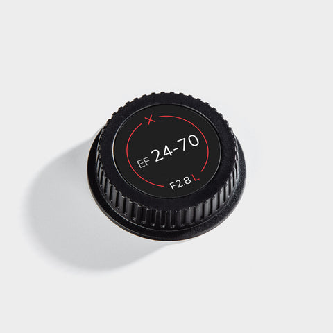 Field Made lens identification stickers for Canon EF Lens caps