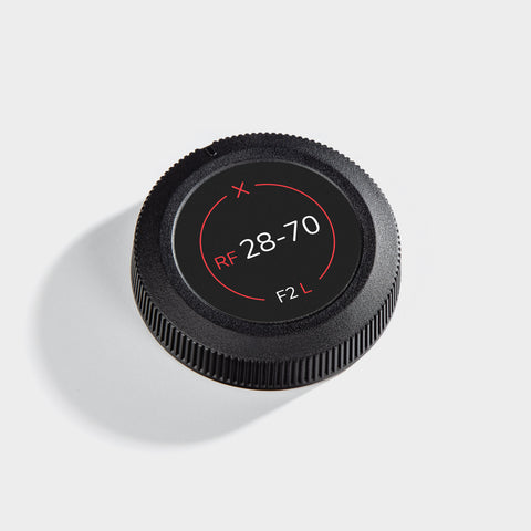 Field Made lens identification stickers for Canon RF Lens and body caps