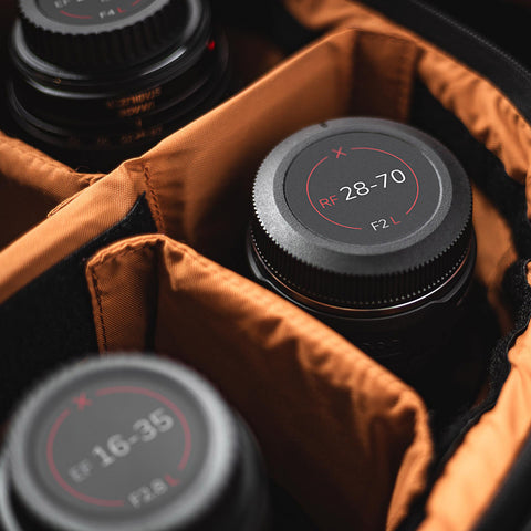 Field Made lens identification stickers for Canon RF Lens and body caps