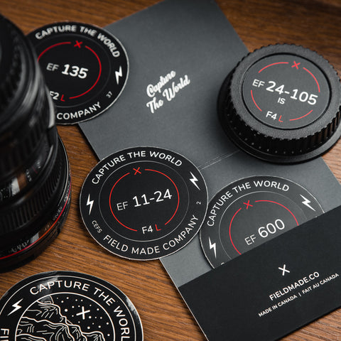 Pro Lens Indicator Sticker for Canon EF - Single