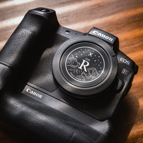 Camera Indicator for Canon RF - Silver Foil