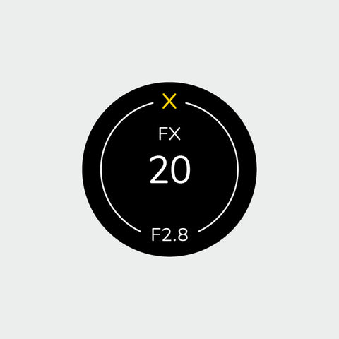 Pro Lens Indicator Sticker for Nikon FX - Single