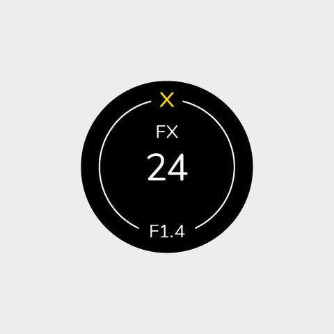 Pro Lens Indicator Sticker for Nikon FX - Single