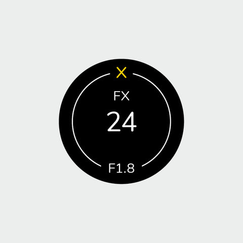 Pro Lens Indicator Sticker for Nikon FX - Single