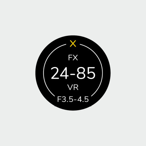 Pro Lens Indicator Sticker for Nikon FX - Single