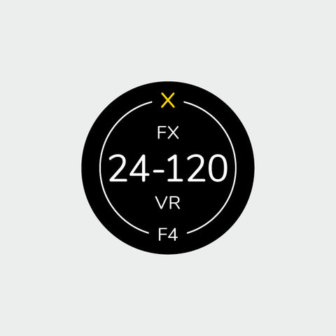 Pro Lens Indicator Sticker for Nikon FX - Single