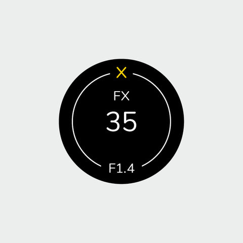 Pro Lens Indicator Sticker for Nikon FX - Single