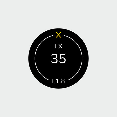 Pro Lens Indicator Sticker for Nikon FX - Single