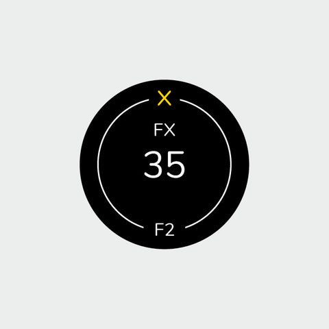 Pro Lens Indicator Sticker for Nikon FX - Single