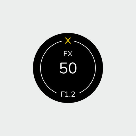 Pro Lens Indicator Sticker for Nikon FX - Single