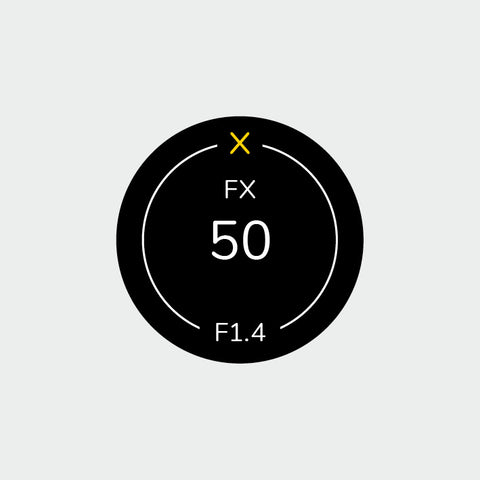 Pro Lens Indicator Sticker for Nikon FX - Single