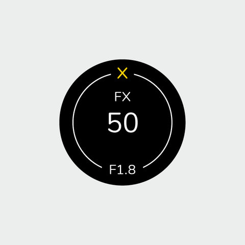 Pro Lens Indicator Sticker for Nikon FX - Single