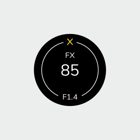 Pro Lens Indicator Sticker for Nikon FX - Single