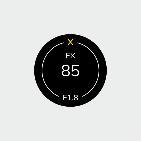 Pro Lens Indicator Sticker for Nikon FX - Single