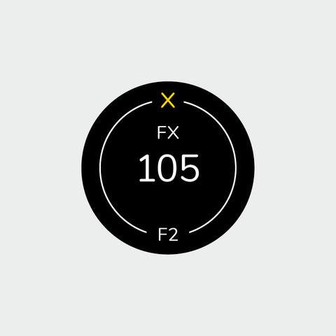 Pro Lens Indicator Sticker for Nikon FX - Single