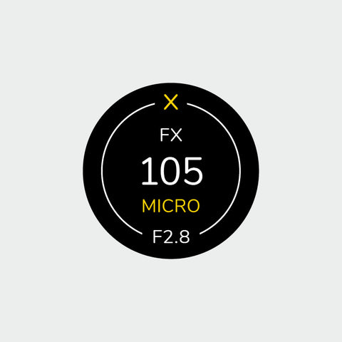 Pro Lens Indicator Sticker for Nikon FX - Single