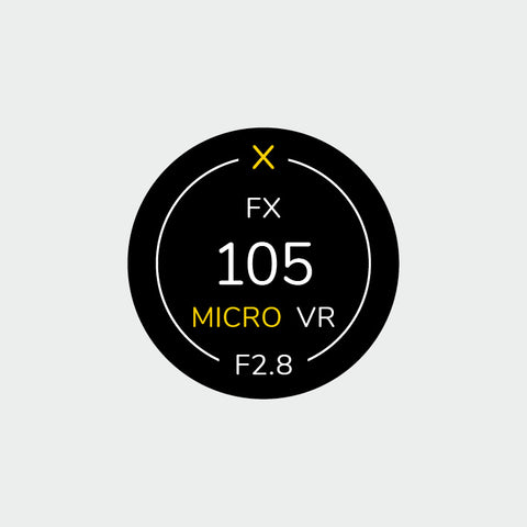 Pro Lens Indicator Sticker for Nikon FX - Single