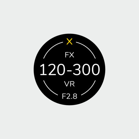 Pro Lens Indicator Sticker for Nikon FX - Single