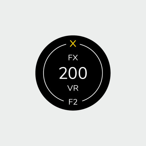 Pro Lens Indicator Sticker for Nikon FX - Single