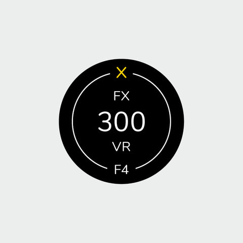 Pro Lens Indicator Sticker for Nikon FX - Single