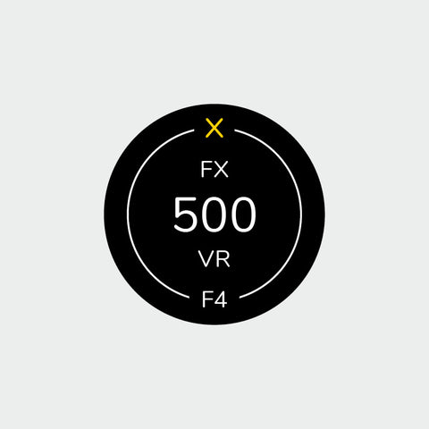 Pro Lens Indicator Sticker for Nikon FX - Single