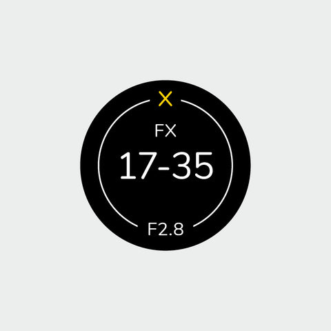 Pro Lens Indicator Sticker for Nikon FX - Single