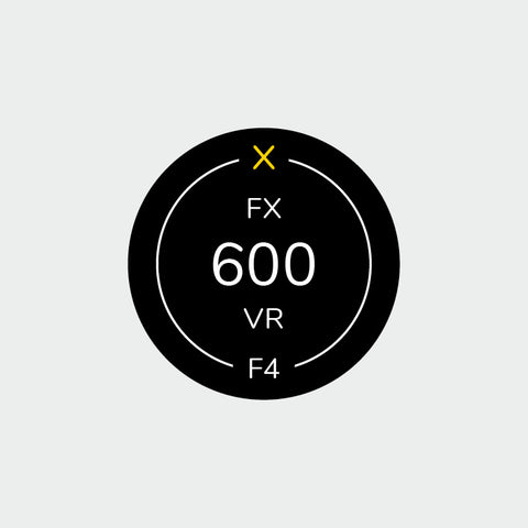 Pro Lens Indicator Sticker for Nikon FX - Single