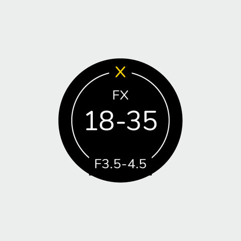 Pro Lens Indicator Sticker for Nikon FX - Single
