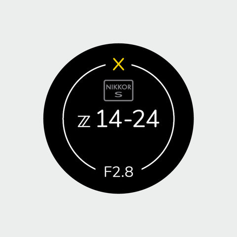 Pro Lens Indicator Sticker for Nikon Z - Single