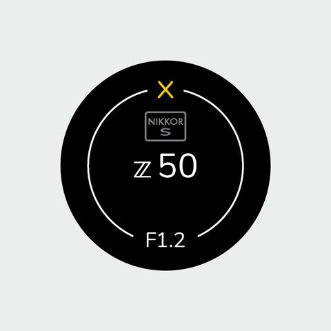 Pro Lens Indicator Sticker for Nikon Z - Single