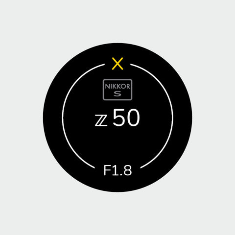 Pro Lens Indicator Sticker for Nikon Z - Single
