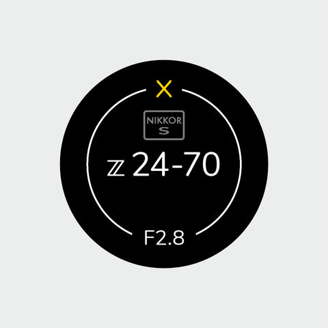 Pro Lens Indicator Sticker for Nikon Z - Single