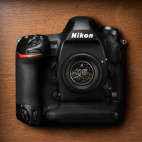 Special Edition Gold Foil Indicator Sticker for Nikon F Body Cap