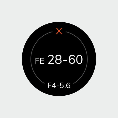 Pro Lens Indicator Sticker for Sony FE - Single