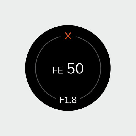 Pro Lens Indicator Sticker for Sony FE - Single