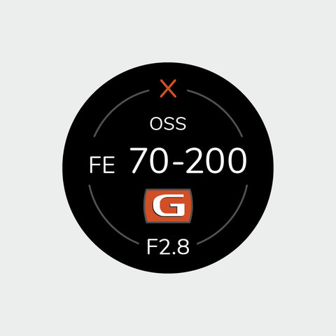 Pro Lens Indicator Sticker for Sony FE - Single