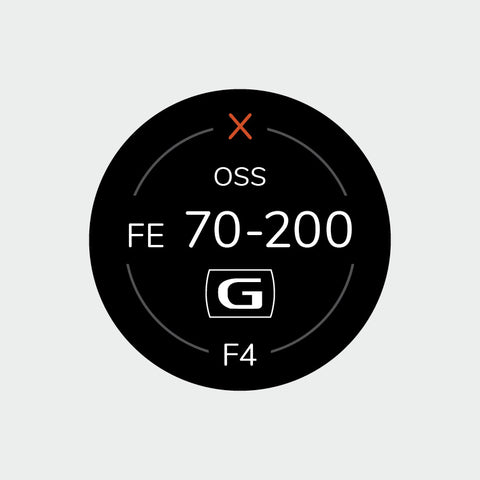 Pro Lens Indicator Sticker for Sony FE - Single