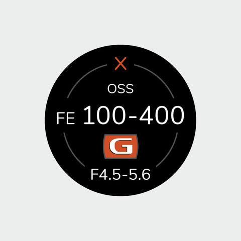 Pro Lens Indicator Sticker for Sony FE - Single