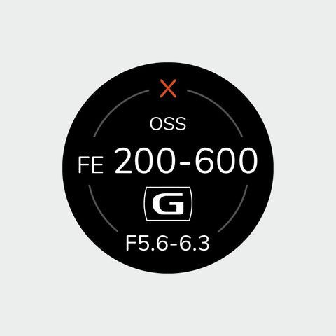 Pro Lens Indicator Sticker for Sony FE - Single