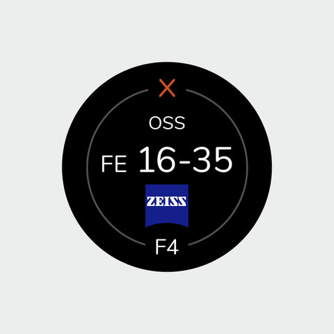Pro Lens Indicator Sticker for Sony FE - Single