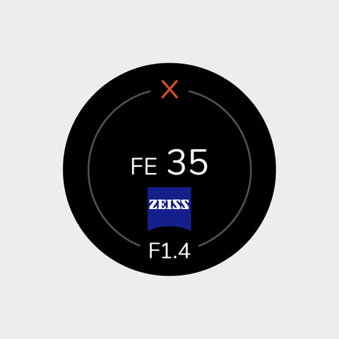Pro Lens Indicator Sticker for Sony FE - Single