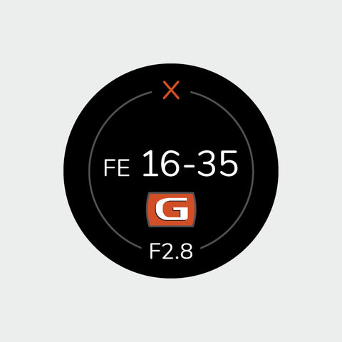Pro Lens Indicator Sticker for Sony FE - Single