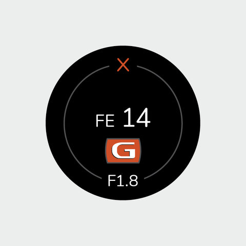 Pro Lens Indicator Sticker for Sony FE - Single