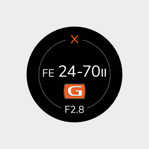 Pro Lens Indicator Sticker for Sony FE - Single