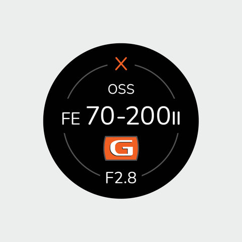 Pro Lens Indicator Sticker for Sony FE - Single