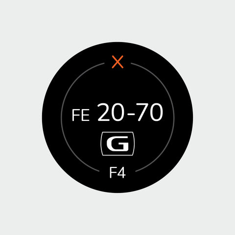 Pro Lens Indicator Sticker for Sony FE - Single